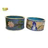 Image 2 : Vintage Chinese CloisonnÃ© Floral Set Napkin Rings, Dish, Bowl, Chopsticks