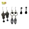 Image 2 : 6 New Pairs of Sterling Silver Gemstone Earrings for Pierced Ears (all stamped .925) Total weight:43