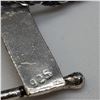 Image 3 : 3 New Gemstone Pendant in Silver Settings and 1 Chain (all stamped .925)  - Total Weight: 42.7 grams