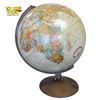 Image 2 : Vintage Replogle World Classic Globe Raised Relief Walnut Base USSR Era - Approx. 15in Tall