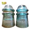 Image 2 : Set of 4 Vintage Hemingray Glass Insulators Aqua, Pyrex & Clear - Mid-20th Century