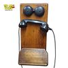 Image 1 : Antique Northern Electric Hand Crank Wall Phone Early 20th Century Wood