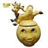 Image 1 : Cow Jumped over the Moon Ceramic Cookie Jar Figural Design 13in Damaged