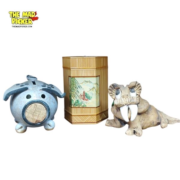 Artesania Rinconada Walrus Figurine Handcrafted Ceramic Miniature