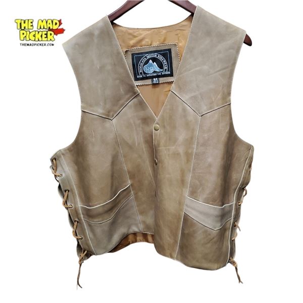 Himalaya Motor Bikewear Leather Vest - Size 52 Made in Pakistan