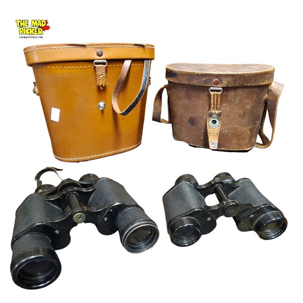 2pc Vintage Binoculars - Falcon 7X35 & Sportsman 8X30