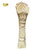 Image 3 : 9.5in Tall Hand-Carved Balinese Bone Totem Statue Open-Work Design