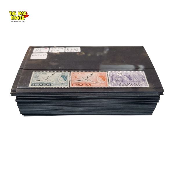 Collection of Assorted Vintage Stamps British Commonwealth Mint and Used 75+ Pieces