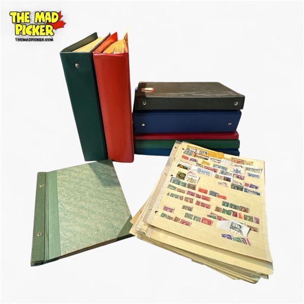 Large Collection of Vintage World Stamps - Lots of Canadian