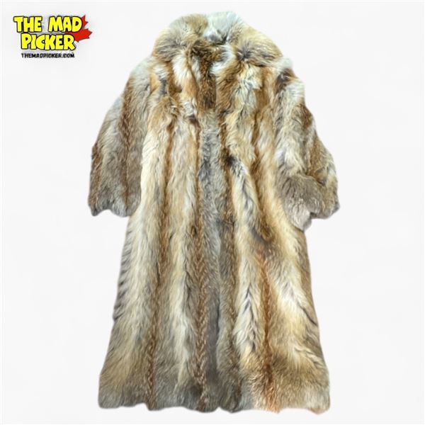 Full Length Vintage Fur Coat - Likely size L