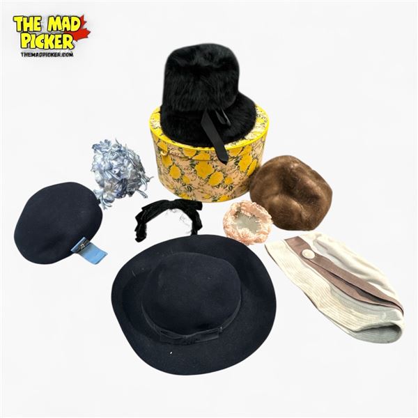 Collection of Assorted Women's Hats and Accessories
