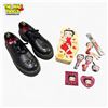 Image 1 : Dr. Martens X Betty Boop 1461 Quad Platform Shoes Black Leather US 7 & Betty Boop Merchandise