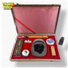 Image 1 : Chinese Calligraphy Set Four Treasures Ink Stone Brushes Ink Stick Brocade Box