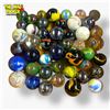 Image 1 : Collection of Assorted Glass Marbles