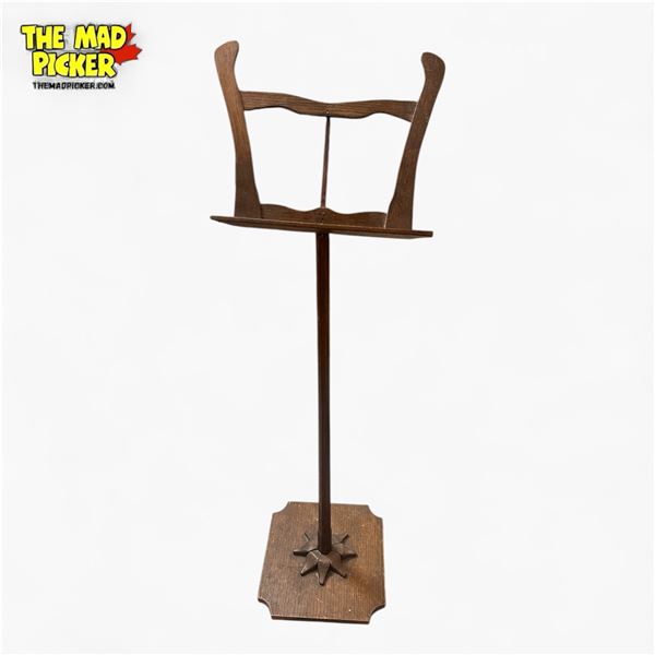 Vintage Wooden Music Stand 45 1/2in