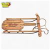 Image 1 : Vintage Flexible Flyer Wooden Snow Sled.  "The Safety"