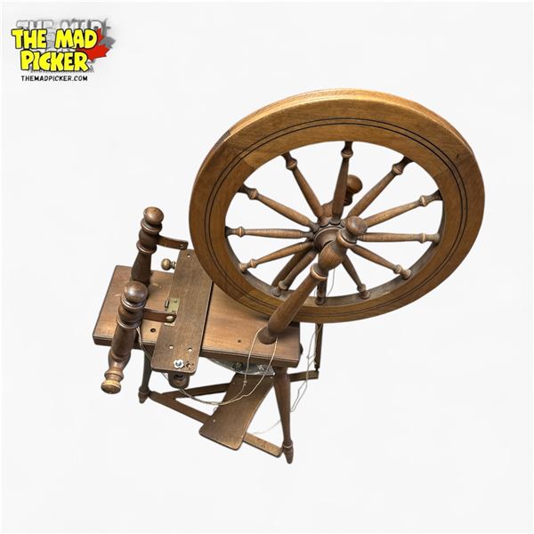 Kromski Polonaise Spinning Wheel Solid Wood Vintage Traditional Design