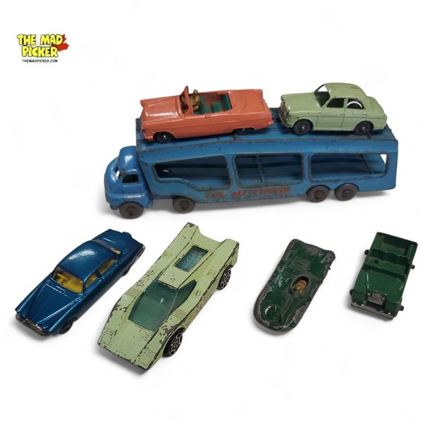 Assorted Die-Cast - Matchbox Lesney a-2 Bedford C,ar Transporter, 1957-1962 Diecast