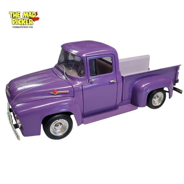 Ertl 1:18 Scale Diecast 1956 Ford F-100 Street Rod Purple