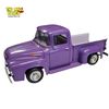 Image 1 : Ertl 1:18 Scale Diecast 1956 Ford F-100 Street Rod Purple