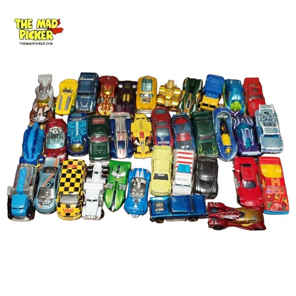Large Assorted Die-Cast Toy Car Collection Hot Wheels Mixed Lot