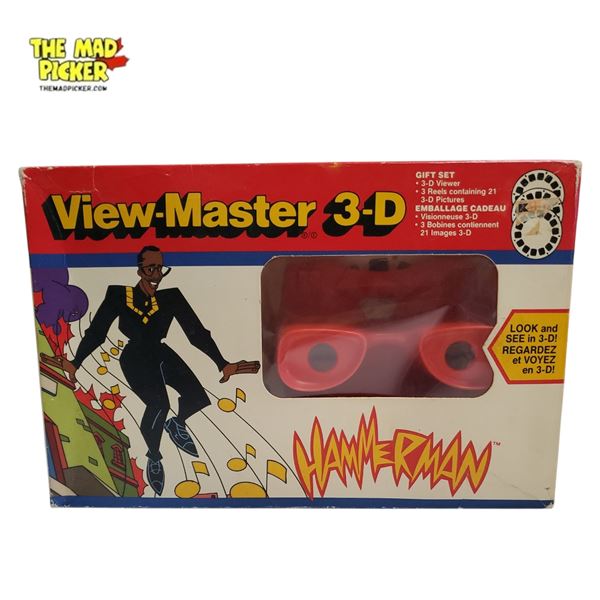 Tyco View-Master 3-D Gift Set Hammerman Viewer and 3 Reels 1990s