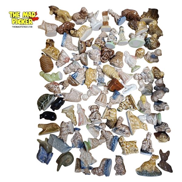 Vintage Wade Whimsies Porcelain Figurines English Red Rose Tea Promotion 1950s+