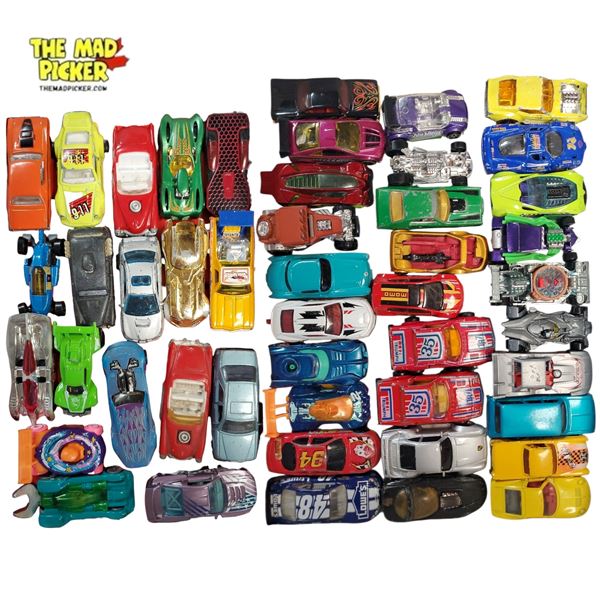 Collection of Assorted Die-Cast Toy Vehicles