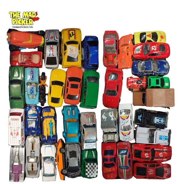 Collection of Assorted Die-Cast Toy Vehicles