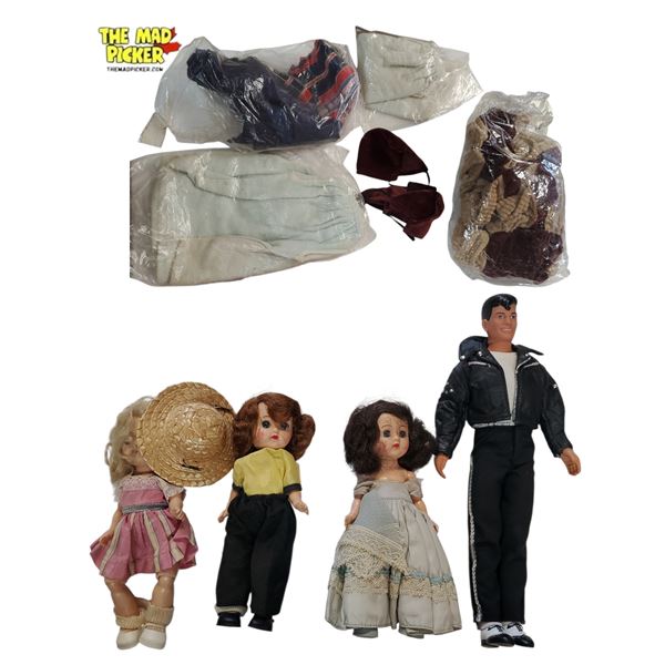 Vintage Porcelain Doll Collection with Hasbro New Kids on the Block Doll 1990s