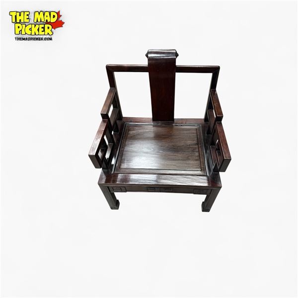 Chinese Rosewood Armchair 24x20x29 Inch Smooth Texture