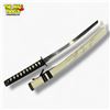 Image 1 : 32-Inch Wakizashi Movie Prop Katana Ninja Style White Handle and Sheath