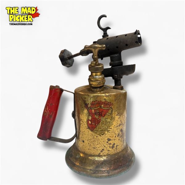 Clayton & Lambert Mfg. Co. Brass Blow Torch Early 20th Century