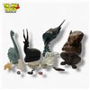 Image 1 : Collection of Animal Figurines in Glass, Quartz, Jade, Wood, and Porcelain Various Eras