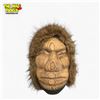 Image 1 : First Nations Cedar Carved Wooden Mask with Muskrat Fur Lining
