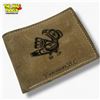 Image 1 : Suede Leather Wallet with BC First Nations Design Vancouver BC