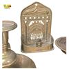 Image 2 : Collection of Brass Candle Stick Holders 11.5-Inch Tallest Various Designs