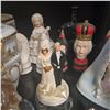 Image 3 : Assorted Porcelain Figurines Collection - Wedding, Chess, Limoges Piano, Mickey Mouse, Christmas