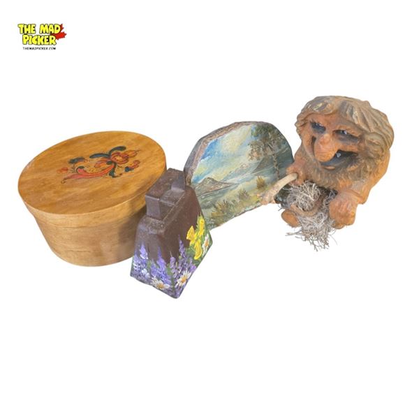 Assorted Norwegian Souvenir and Cultural Items Various Materials and Designs