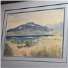Image 2 : Original Watercolor Landscape Signed by Balden 23x19 Inch Framed