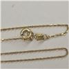 Image 5 : 2 New 29" Gold Plated Fine Italian .925 Silver Chains - Total weight: 5.3 grams