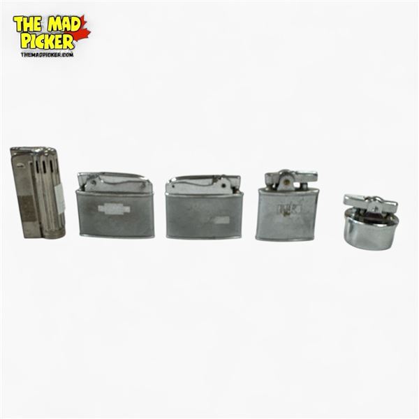 5pc Assorted Vintage Lighters