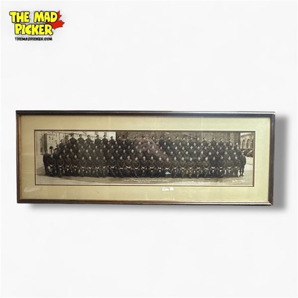 C Squadron 3rd Armoured Regiment Governor General Horse Guards Photo England April 1942 12x33 Framed