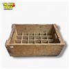 Image 2 : Vintage Wooden 7-up Soda Pop Crate Mid-20th Century Red and Green Graphics Holds 24 Bottles