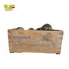 Image 1 : Vintage Wooden Bartlet Pears Crate Mid-20th Century with Collectibles
