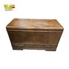 Image 2 : Honderich Red Seal Cedar Chest Circa 1920 Walnut Waterfall Top