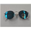Image 1 : New Genuine Ray-Ban Gold Wire Frame Sunglasses with Reflective Blue G-15 Lenses
