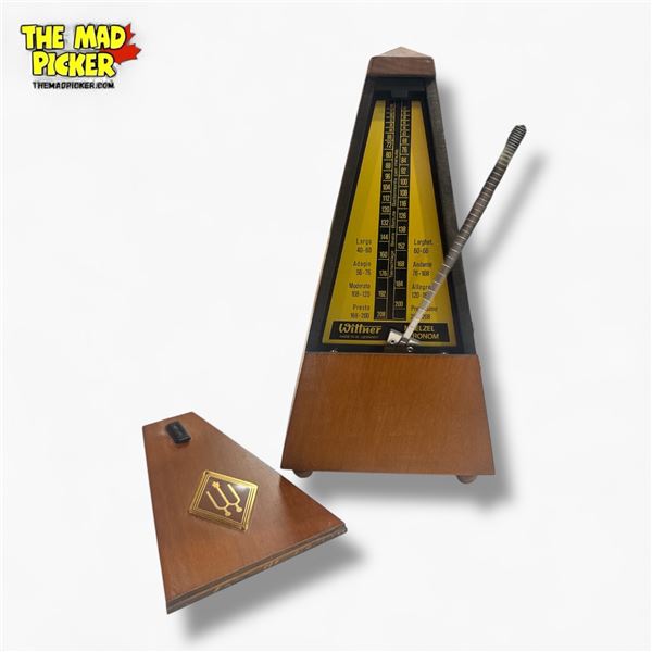 Wittner Maelzel Metronome Vintage Wood Case Made in Germany