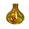 Image 2 : 20-Inch Blenko Style Art Glass Genie Vase Amberina Color Mid-Century Modern