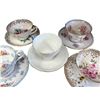 Image 4 : Collection of 5 Shelley Fine Bone China Tea Cups and Saucers Various Patterns England